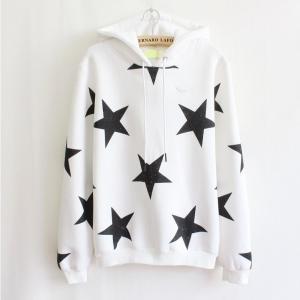 * Ship* Woomen Star Printed Hoodie Sweatshirt..