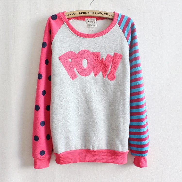 * Ship* Harajuku Kawaii Printed Sweatshirt - Pink - Sv006096