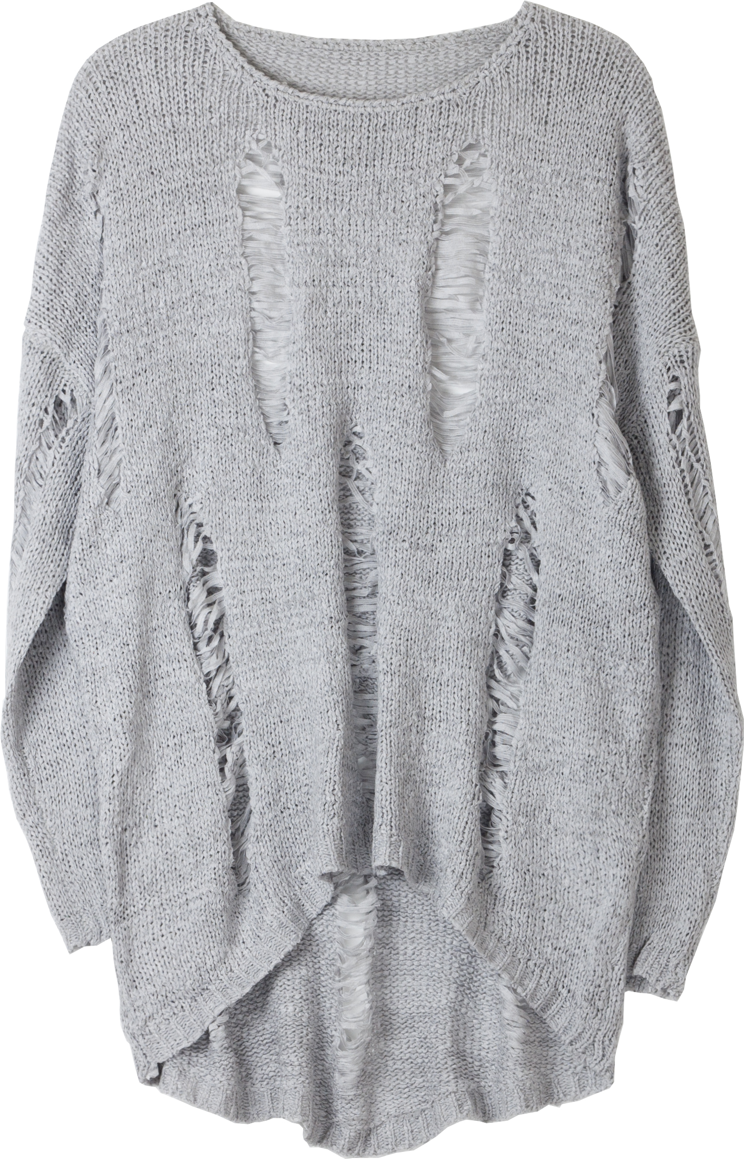 Korean Style Loose Fit Torn Ripped Sweater Knit Jumper Made In Korea ...